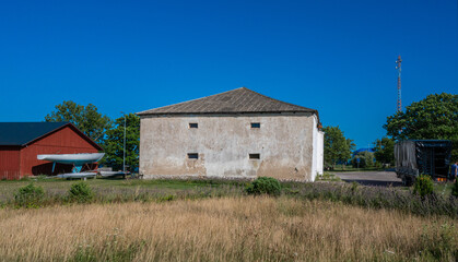 Fototapeta na wymiar barn building estonia hiiumaa