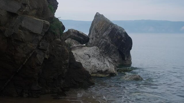 Sarai beach on the island of Olkhon