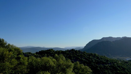 Berglandschaft bei Grazalema, Spanien