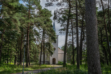 Obraz premium church in hiiumaa estonia