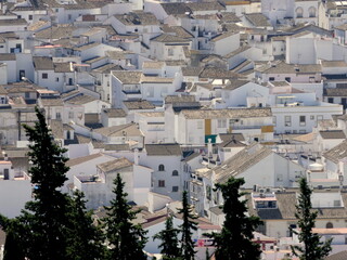 Häuser in Ubrique, Spanien