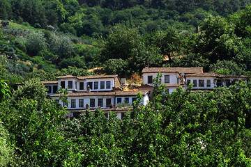 Fototapeta na wymiar villa on the hill