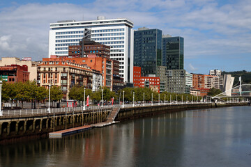 Architecture in the city of Bilbao