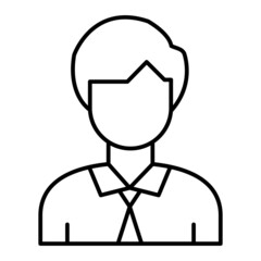  Vector Boss Outline Icon Design