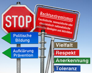 Stop, Aufklärung und Prävention bei Rechtsextremismus