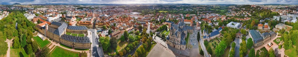 Fototapeten Cathedral in city of Fulda / Hessen - large 360 vertical panorama © Igor