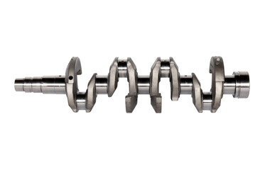 New engine crankshaft. Spare part.