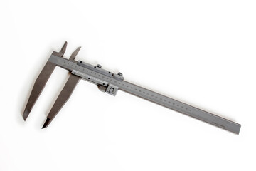 Calliper or caliper. Precision measuring tools from silver steel.