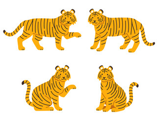 虎のイラストセット