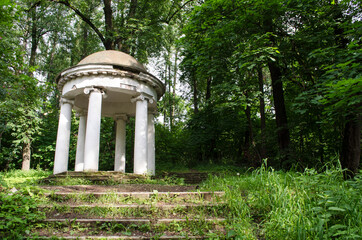 View of the rotunda in the museum -estate Gorki Leninskiye Moscow region Russia