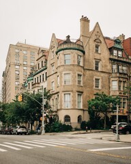 Obraz premium Architecture on Riverside Drive, in the Upper West Side, Manhattan, New York City