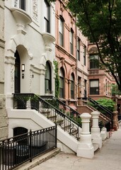 Brownstones in the Upper West Side, Manhattan, New York City