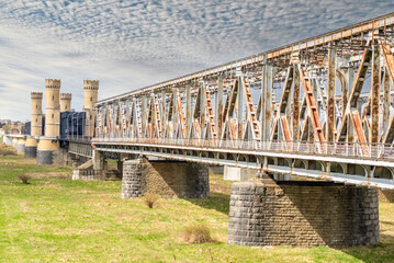 Tczew, Poland - built in 1851 and destroyed several times during WWII, the bridges on the Vistula River are the main landmark in Tczew and among the most famous bridges in Poland