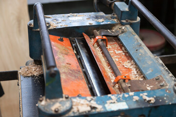 cutterhead of a thicknesser planer