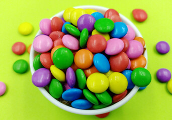 Sugar Coated Chocolate Gems Candy