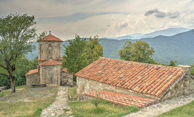 Fototapeta na wymiar Nekresi Monastery, Georgia, HDR Image