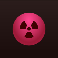 Fototapeta premium Radiation - Sticker