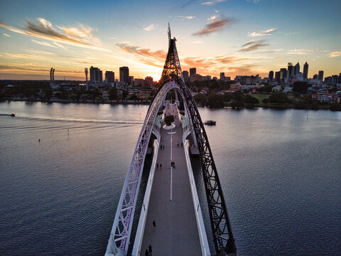 Optus Stadium Bridge