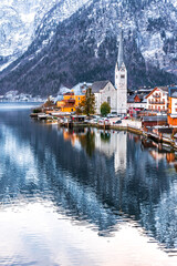 Hallstatt, Austria - Hallstattersee in Alps