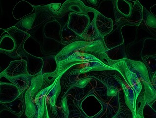 Imaginatory fractal background generated Image