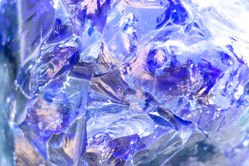 The texture of a blue stone.Creative abstract background.