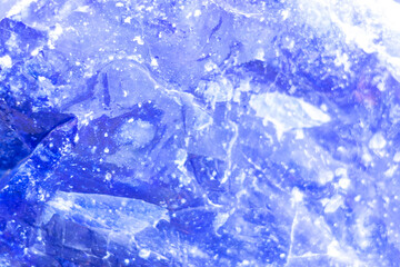 The texture of a blue stone.Creative abstract background.