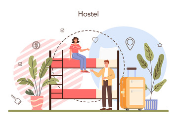 Booking a hotel concept. Traveling and tourism planning. Booking apartment
