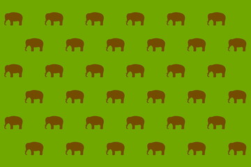 elephant Pattern Background