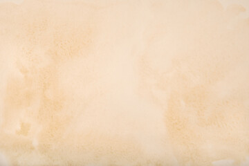 Brown abstract background in watercolor