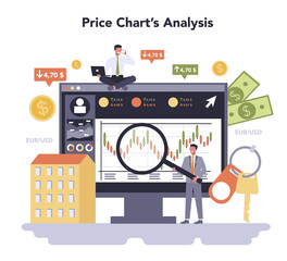 Real estate sector of the economy online service or platform