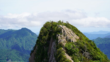 石鎚山　山頂からの風景