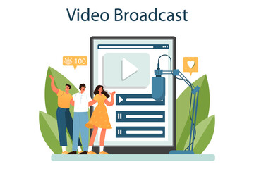 Special event online service or platform. Media performance organization