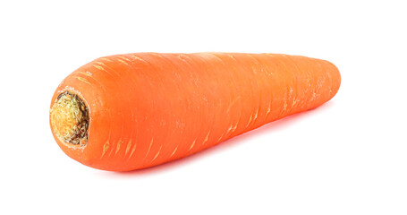 Fresh Carrots isolated on white background