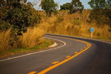road in the countryside