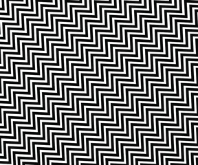 Wave, zigzag lines pattern. Black wavy line on white background. vector illustration