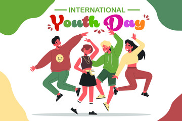 vector illustration of youth day
