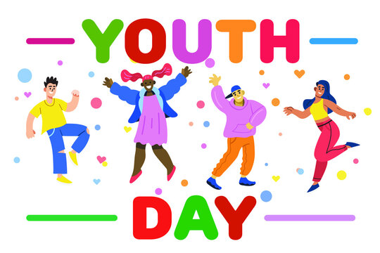 vector illustration of youth day