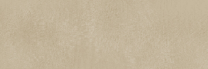 Beige abstract panoramic background, plaster texture.