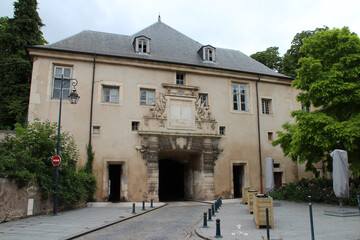 citadel gate in nancy in lorraine (france) 