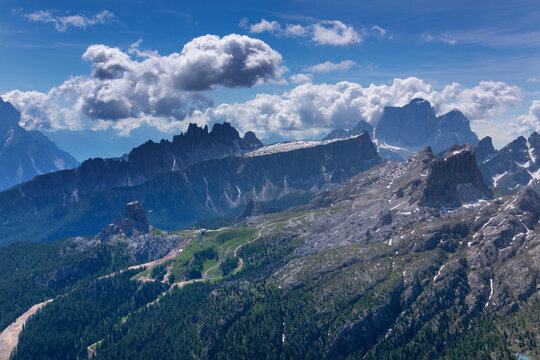 Lagazuoi - Ponta Lastoi de Formin,Spiz de Mondeval,  Dolomiti,