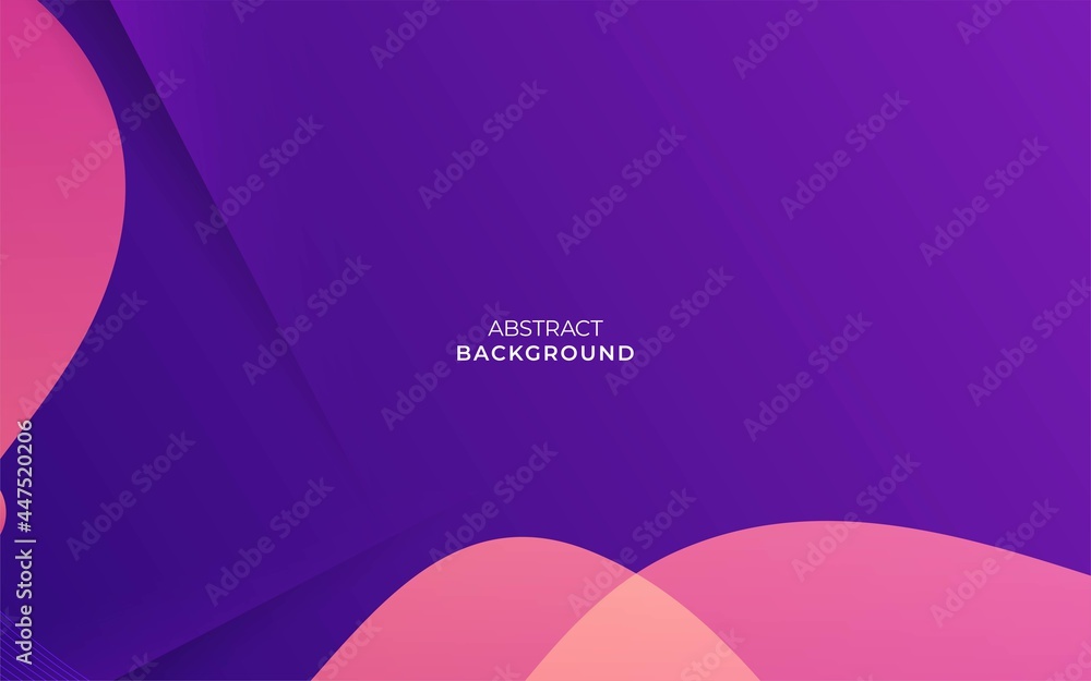 Wall mural abstract gradient wave vector background.
