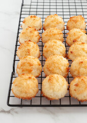 Homemade Freshly Baked Coconut Macaroons