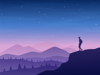 Fototapeta premium Night sky 