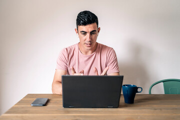 Freelance working at home