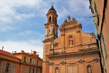 Chapelle des pénitents blanc à Menton.