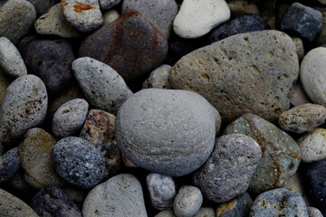 rock. one of the many types of rock found on the coast of Indonesia