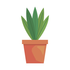 pot with houseplant icon