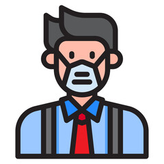 avatar color line style icon