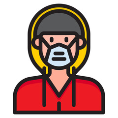 avatar color line style icon