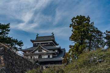 japanese temple in the sky